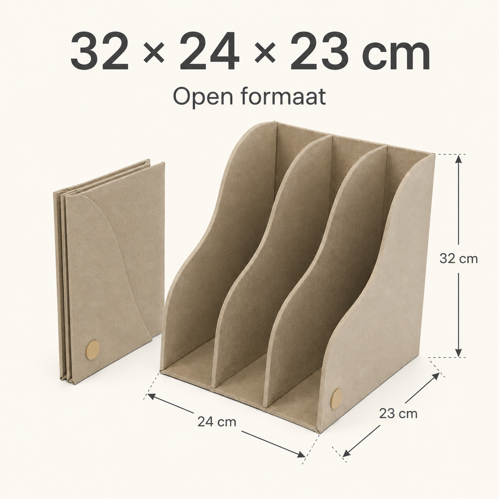 FoldFrame Folding Desktop File Holder