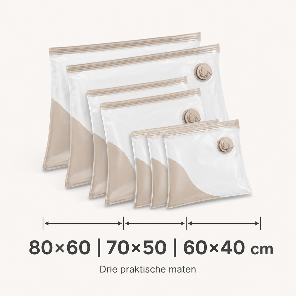 VelaVac Compression Bags – 8 Piece Set
