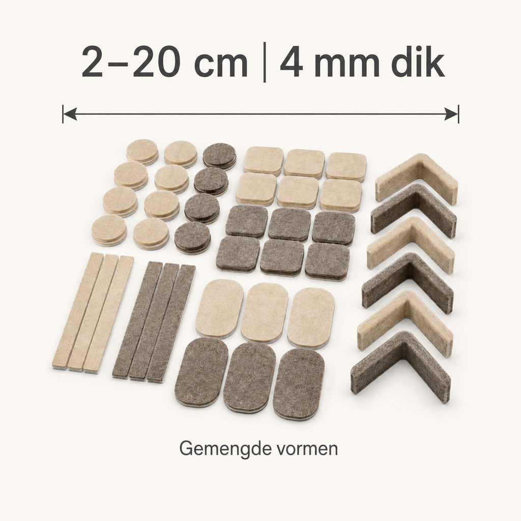 QuietStep Modular Felt Protection – 48 Piece Set