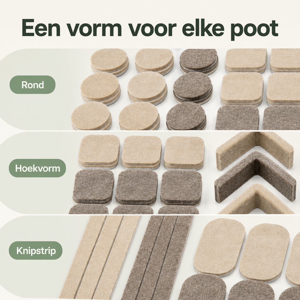 QuietStep Modular Felt Protection – 48 Piece Set