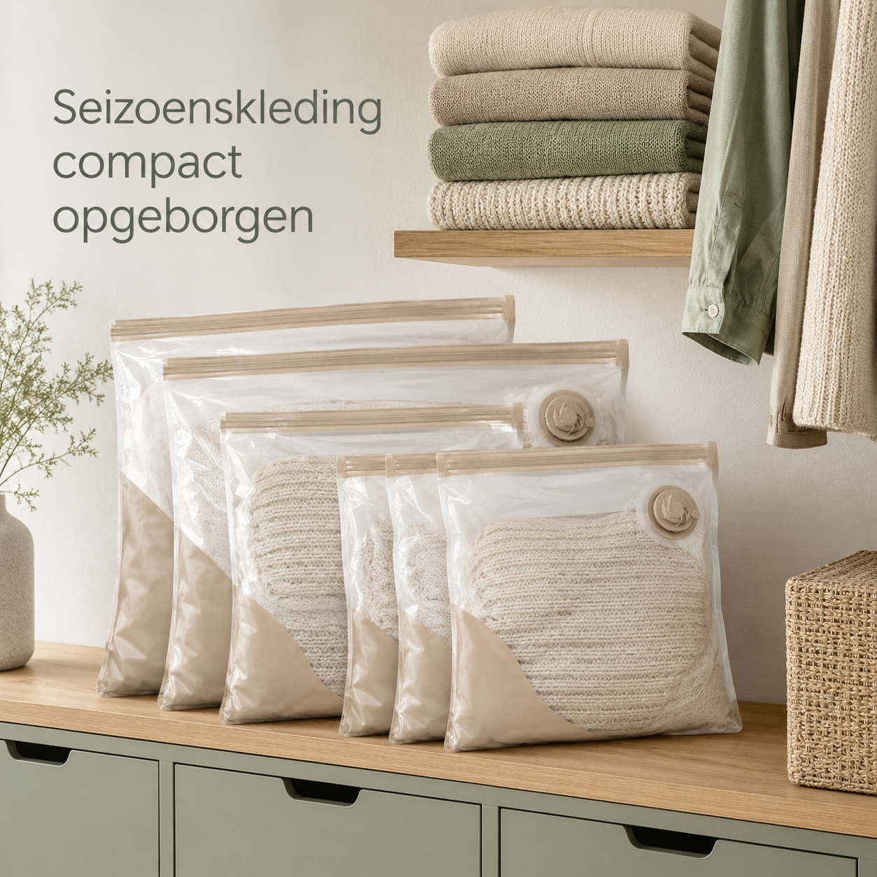 VelaVac Compression Bags – 8 Piece Set