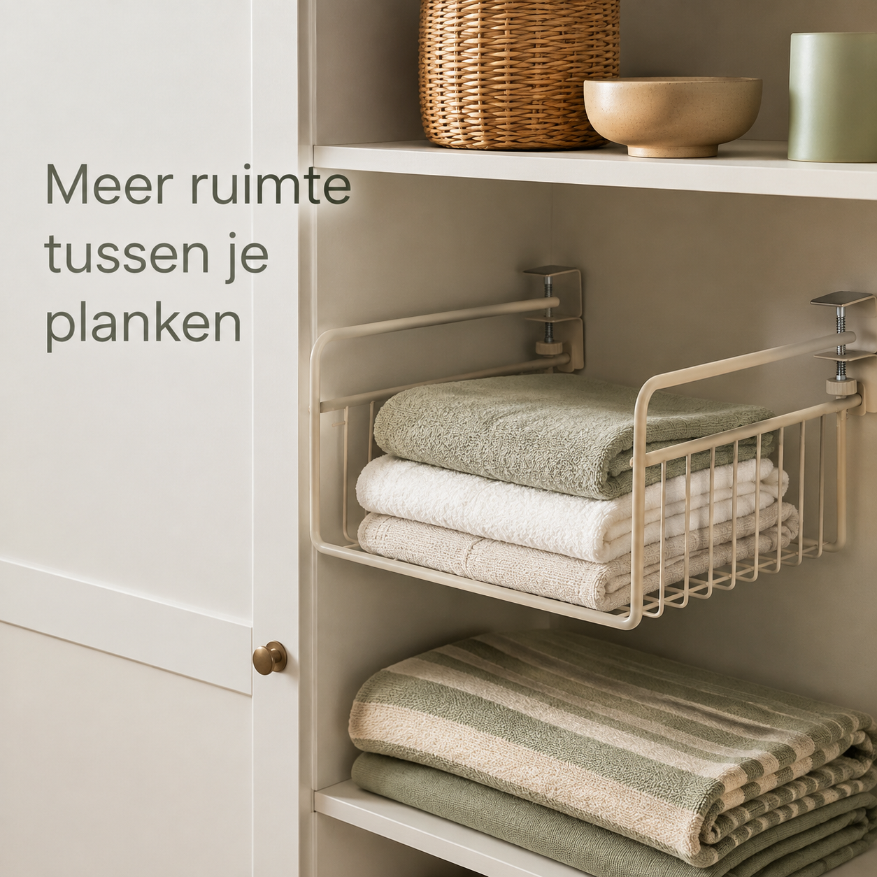 ShelfWing Expandable Under-Shelf Basket