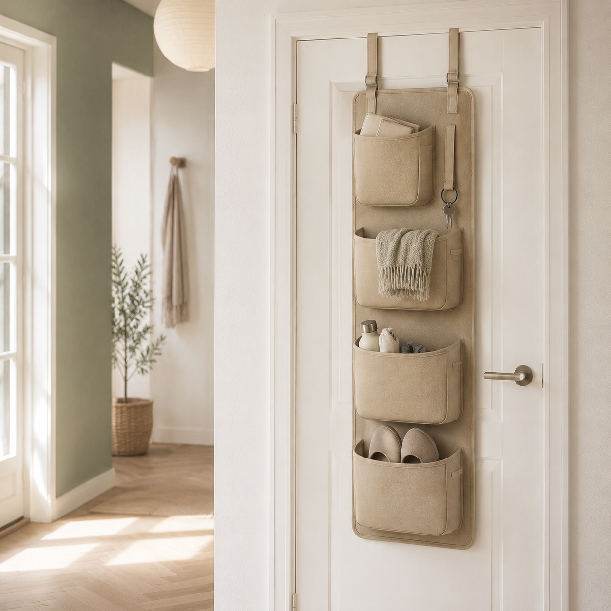 EntryLoop Door Organizer with Movable Pockets