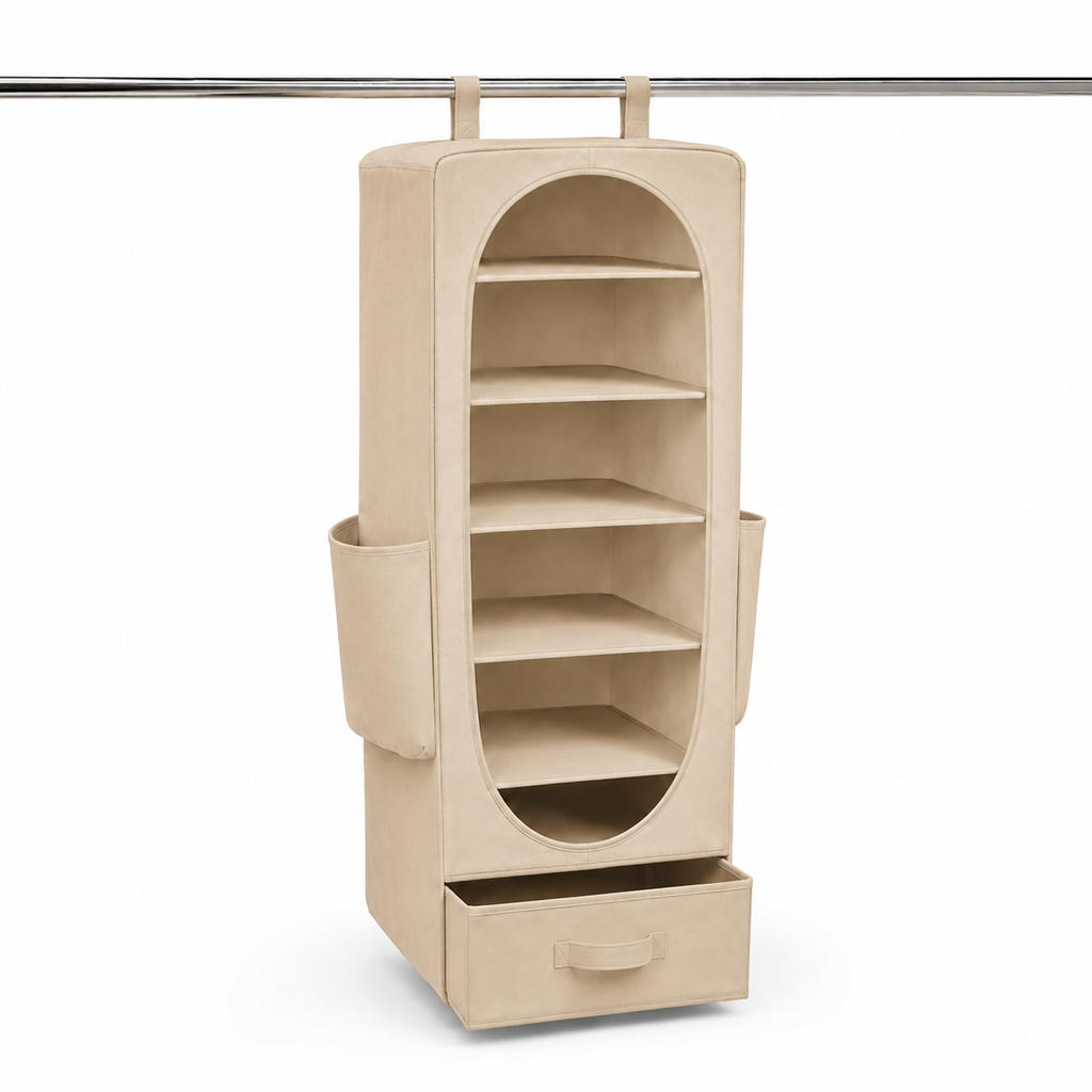 HaloHang Hanging Wardrobe Organizer