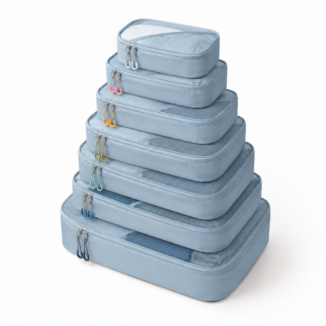 TidyCube Travel Organizer – 7 Piece Set