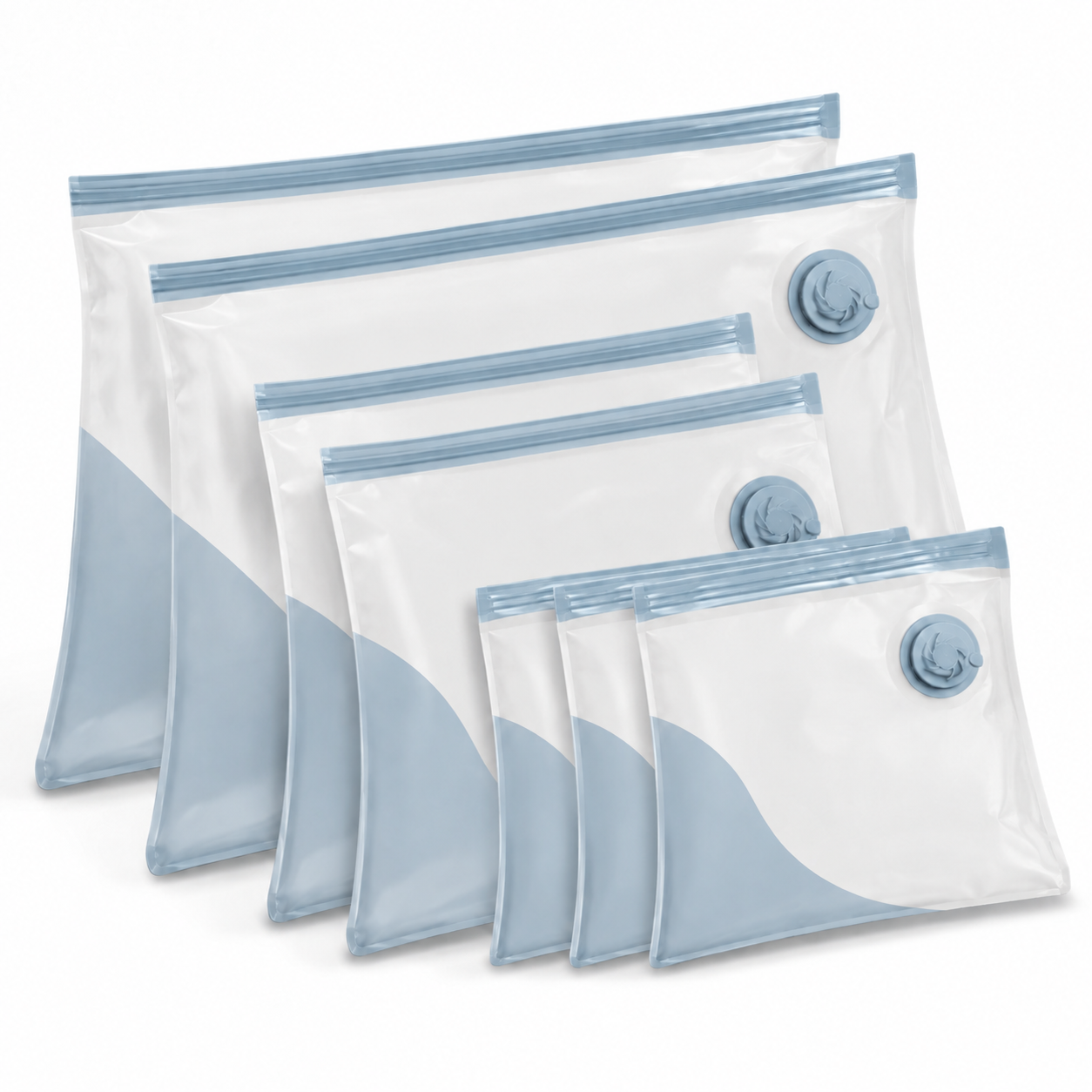VelaVac Compression Bags – 8 Piece Set